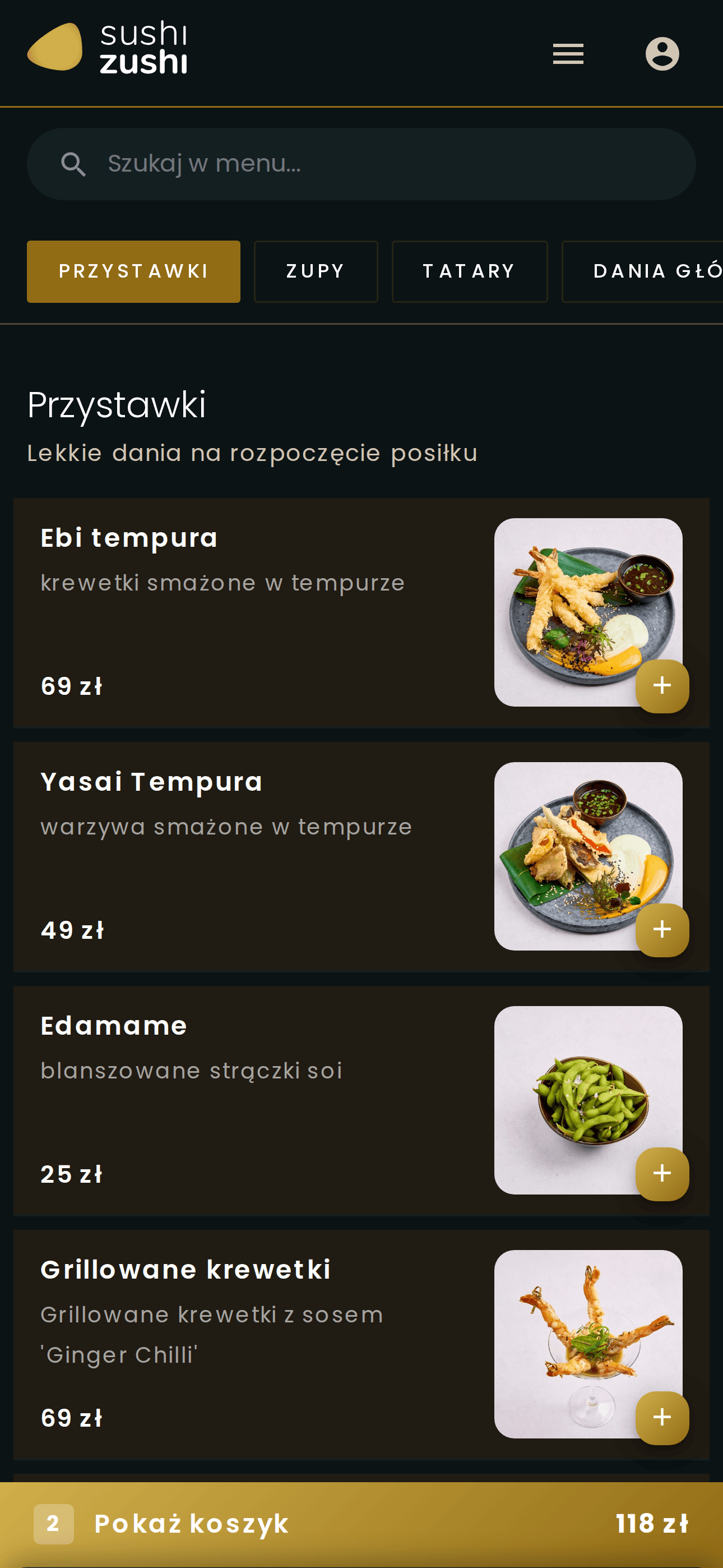 Sushi Zushi — mobile